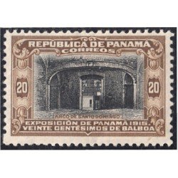 Panama 116 1915/20 Arco de Santo Domingo sin goma