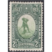 Panama 106 1913 4º Centenario del descubrimiento del mar del sur sin goma