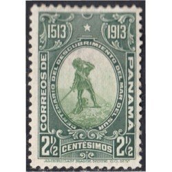Panama 106 1913 4º Centenario del descubrimiento del mar del sur sin goma Panama 106 1913 4º Centenario del descubrimiento del mar del sur sin goma