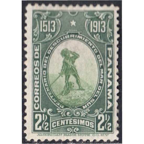 Panama 106 1913 4º Centenario del descubrimiento del mar del sur sin goma Panama 106 1913 4º Centenario del descubrimiento del mar del sur sin goma