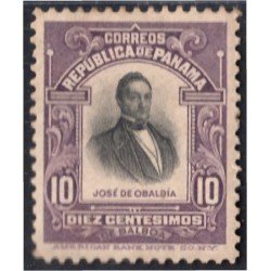 Panama 103 1909/17 José de Obaldía sin goma Panama 103 1909/17 José de Obaldía sin goma