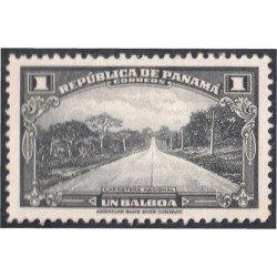 Panama 240 1942 Carretera Nacional sin goma Panama 240 1942 Carretera Nacional sin goma