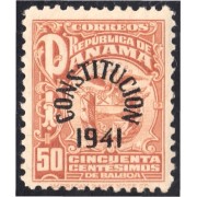 Panama 228G 1941 Nueva Constitución Escudo sin goma Panama 228G 1941 Nueva Constitución Escudo sin goma