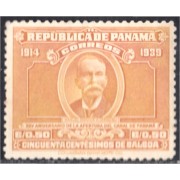 Panama 222 1939 Manuel Amador Guerrero sin goma Panama 222 1939 Manuel Amador Guerrero sin goma