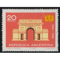 MI2 Argentina 848 1969 100° de la Escuela Militar MNH MI2 Argentina 848 1969 100° de la Escuela Militar MNH