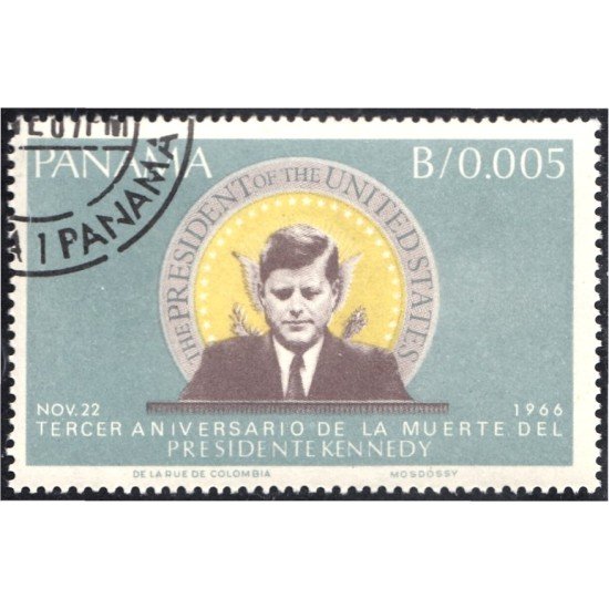 Panama 445 1967 Jhon F. Kennedy usados Panama 445 1967 Jhon F. Kennedy usados