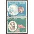 Panama 443/44 1967 Julio Verne usados