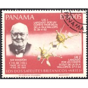 Panama 442 1967 Sir Winston Churchil usados Panama 442 1967 Sir Winston Churchil usados