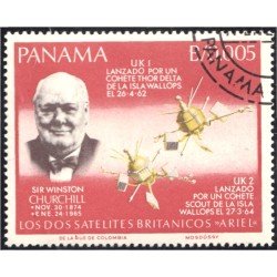 Panama 442 1967 Sir Winston Churchil usados Panama 442 1967 Sir Winston Churchil usados