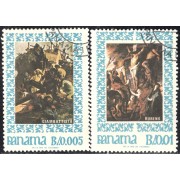 Panama 440/41 1967 Pinturas de Tiepolo Rubens usados Panama 440/41 1967 Pinturas de Tiepolo Rubens usados