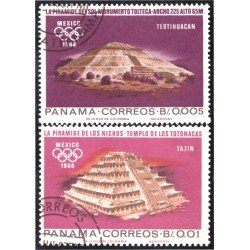 Panama 438/39 1967 Pirámides usados Panama 438/39 1967 Pirámides usados