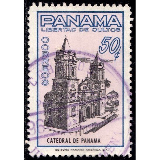 Panama 363 1962/64 Catedral de Panamá usados Panama 363 1962/64 Catedral de Panamá usados