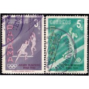 Panama 337/38 1960 Juegos Olímpicos Roma 1960 usados Panama 337/38 1960 Juegos Olímpicos Roma 1960 usados