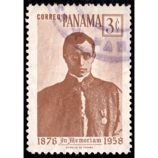Panama 322 1958 A la Memoria de Pío XII usados Panama 322 1958 A la Memoria de Pío XII usados