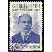 Panama 310 1957 Manuel Espinosa Batista usados Panama 310 1957 Manuel Espinosa Batista usados