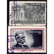 Panama 306/07 1957 Belisario Porras Archivos Nacionales usados Panama 306/07 1957 Belisario Porras Archivos Nacionales usados