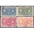 Panama 211/14 1939 Pedro Curie y María Curie usados