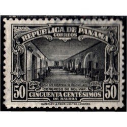 Panama 156 1926 Sala del Congreso de Bolívar usados Panama 156 1926 Sala del Congreso de Bolívar usados