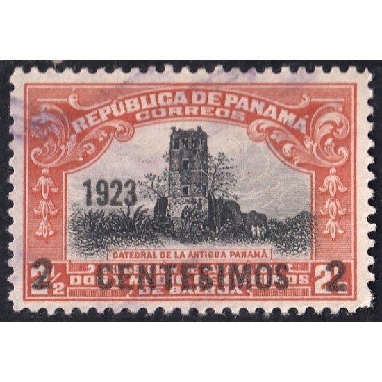 Panama 134 1921 Manuel José Hurtado usados Panama 134 1921 Manuel José Hurtado usados