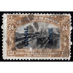 Panama 117 1915/20 El vapor Cristóbal en la exclusa de Gatún usado Panama 117 1915/20 El vapor Cristóbal en la exclusa de Gatún usado