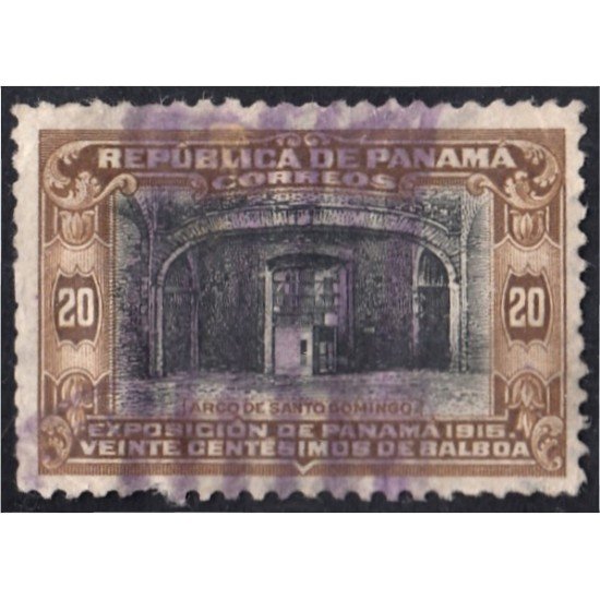 Panama 116 1915/20Arco de Santo Domingo usados Panama 116 1915/20Arco de Santo Domingo usados