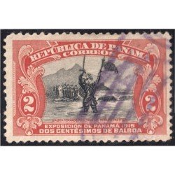 Panama 109a 1915/20 Balboa tomando posesión del océano Pacífico usados Panama 109a 1915/20 Balboa tomando posesión del océano Pacífico usados