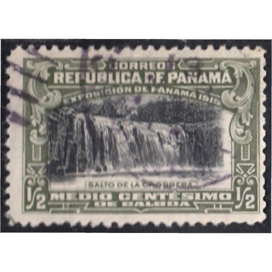 Panama 107 1915/20 Salto de la Chorrera usados Panama 107 1915/20 Salto de la Chorrera usados