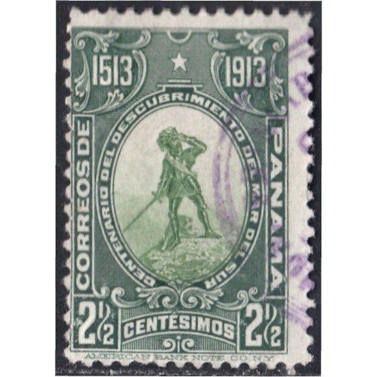 Panama 106 1913 4º Centenario del descubrimiento del mar del sur usados Panama 106 1913 4º Centenario del descubrimiento del mar del sur usados