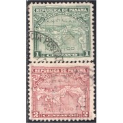Panama 79/80 1905 Mapa de Panamá usados