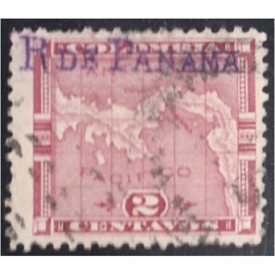 Panama 47 1903/04 Mapa de Panamá usado Panama 47 1903/04 Mapa de Panamá usado