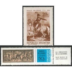 FAU3/S Argentina Nº 863/64 200 Años del Nacimiento del General Manuel Belgranoo FAU3/S Argentina Nº 863/64 200 Años del Nacimiento del General Manuel Belgranoo