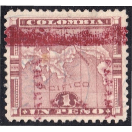 Panama 24aA 1903/04 Mapa de Panamá usados Panama 24aA 1903/04 Mapa de Panamá usados