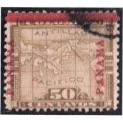 Panama 23 1903/04 Mapa de Panamá usados
