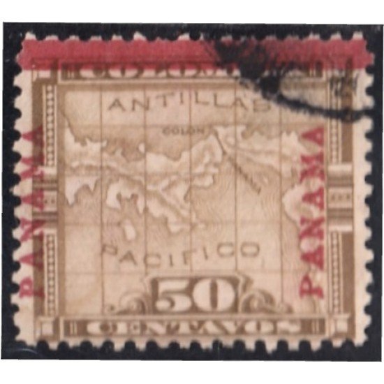Panama 23 1903/04 Mapa de Panamá usados Panama 23 1903/04 Mapa de Panamá usados