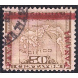 Panama 18B 1903/04 Mapa de Panamá usados Panama 18B 1903/04 Mapa de Panamá usados