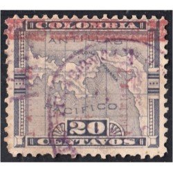 Panama 17A 1903/04 Mapa de Panamá usados Panama 17A 1903/04 Mapa de Panamá usados