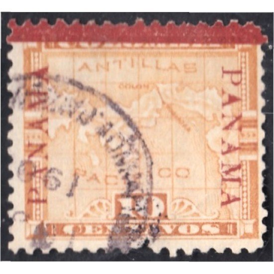 Panama 16A 1903/04 Mapa de Panamá usados Panama 16A 1903/04 Mapa de Panamá usados