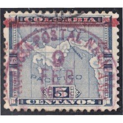 Panama 15A 1903/04 Mapa de Panamá usados
