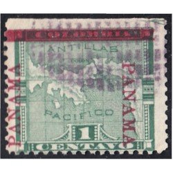 Panama 13A 1903/04 Mapa de Panamá usados Panama 13A 1903/04 Mapa de Panamá usados