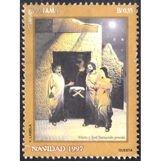 Panama 1165 1997 Navidad Christmas usados Panama 1165 1997 Navidad Christmas usados