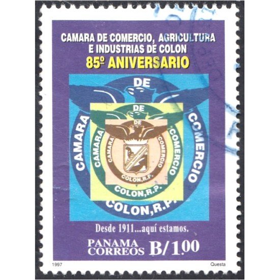 Panama 1160 1997 Cámara de Comercio Agricultura e Industrias de Colón usados Panama 1160 1997 Cámara de Comercio Agricultura e Industrias de Colón usados