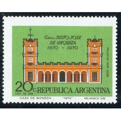 MI2 Argentina Nº 865 100 Años de la muerte de Justo-José de Urquiza MI2 Argentina Nº 865 100 Años de la muerte de Justo-José de Urquiza