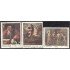 Panama A- 421/23 1967 Pinturas de Diürer Rafael y Velázquez MNH