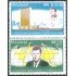 Panama A- 419/20 1967 John Kennedy ONU Astronáutica MNH
