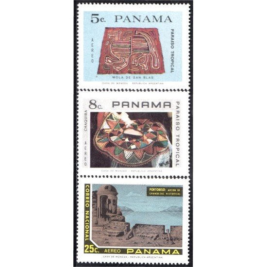 Panama A- 481/83 1972 Turismo Portobello Paraíso Tropical MNH Panama A- 481/83 1972 Turismo Portobello Paraíso Tropical MNH