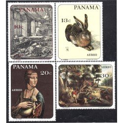 Panama A- 433/36 1967 Pinturas de animales MNH Panama A- 433/36 1967 Pinturas de animales MNH