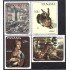 Panama A- 433/36 1967 Pinturas de animales MNH