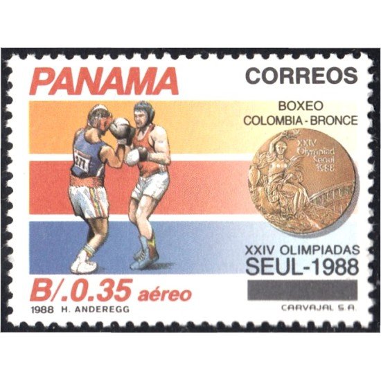 Panama A- 541 1989 XXIV Olimpiadas Seúl 1988 Boxeo MNH Panama A- 541 1989 XXIV Olimpiadas Seúl 1988 Boxeo MNH