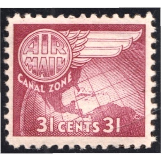 Panamá Aéreo Zona Canal 28 1951/63 Serie Antigua hombre del aire MNH Panamá Aéreo Zona Canal 28 1951/63 Serie Antigua hombre del aire MNH