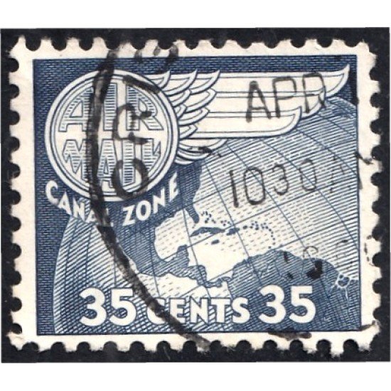 Panamá Aéreo Zona Canal 29 1951/63 Serie Antigua hombre del aire usados Panamá Aéreo Zona Canal 29 1951/63 Serie Antigua hombre del aire usados